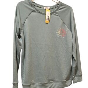 Chill Collective Green Long Sleeve Top Casual Shirt